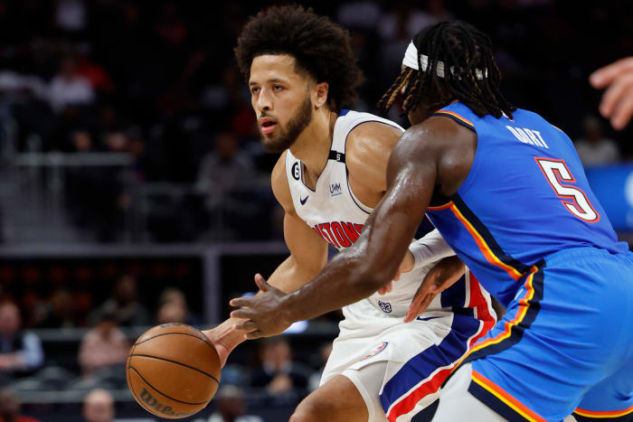 Cade Cunningham, Lu Dort, Detroit Pistons